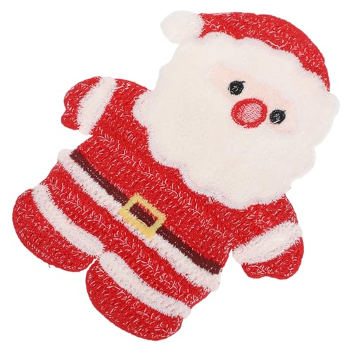 SEWACC Weihnachtsmann Gestickte Bügel Patches Große Applikationen für Kleidung Taschen und Mützen für Festliche Diy Projekte und Kreative Reparaturen von SEWACC