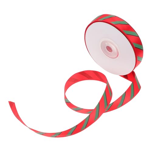 SEWACC Weihnachtsschleife Geschenkband Polyester Rot Grün Gestreift Dekoratives Band Geschenkverpackung Weihnachtsbaum Deko Bowknot Schleifenband SEWACC Weihnachtsschleife Geschenkband Polyester Rot Grün Gestreift Dekoratives Band Geschenkverpackung Weihnachtsbaum Deko Bowknot Schleifenband von SEWACC