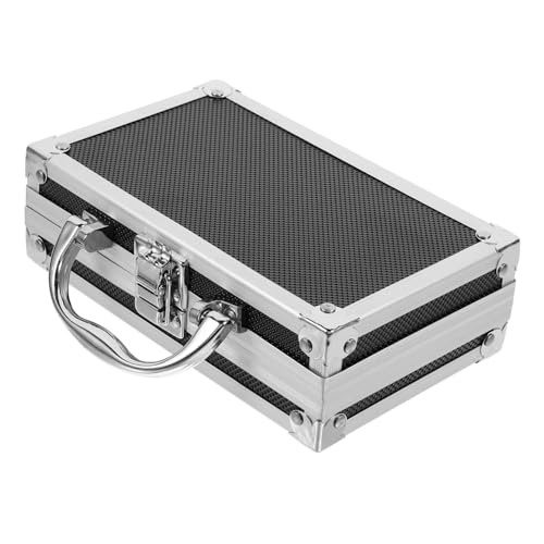 SEWACC Werkzeugbox Werkzeug Aktentasche Reise Instrumentenkoffer Kleines Werkzeugset Aluminium Werkzeugkoffer Werkzeugteile Organizer Professioneller Organizer Tragbarer von SEWACC