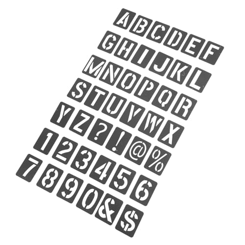 SEWACC Wiederverwendbare PP Spray Schablonen Teilig Alphabet Zahlen für Wand Möbel DIY Malerei Haushalt Kunst Dekoration Leichte Muster Vorlagen SEWACC Wiederverwendbare PP Spray Schablonen Teilig Alphabet Zahlen für Wand Möbel DIY Malerei Haushalt Kunst Dekoration Leichte Muster Vorlagen von SEWACC