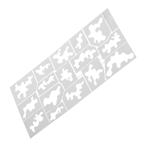SEWACC Wiederverwendbare Schablonen für Präzise Modellmalerei Hohlraumschablonen für Holzprojekte Scrapbooking und Diy Arbeiten von SEWACC