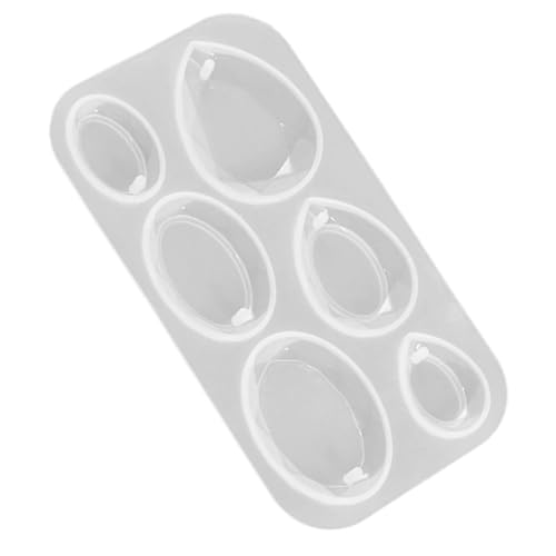 SEWACC Wiederverwendbare Schmuckform für Ohrringe und Schlüsselanhänger Fach Epoxidharz Gießform für Diy Schmuckherstellung und Kreative Projekte von SEWACC