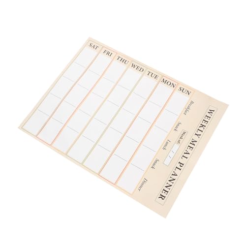 SEWACC Wochenplaner Whiteboard Sticker Selbstklebend Abwischbar PVC Wiederverwendbar Wochentafel für Kinderzimmer Büro Schule Organisator Wochenübersicht Planung Haftnotizen Removable von SEWACC