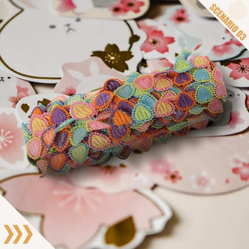 SEWACC Yards Besticktes Cartoon spitzenband DIY Spitzenbesatz für Kinderkleidung Dekoratives Ripsband für Bastelprojekte Geschenkverpackung und Handgemachte Accessoires SEWACC Yards Besticktes Cartoon spitzenband DIY Spitzenbesatz für Kinderkleidung Dekoratives Ripsband für Bastelprojekte Geschenkverpackung und Handgemachte Accessoires von SEWACC