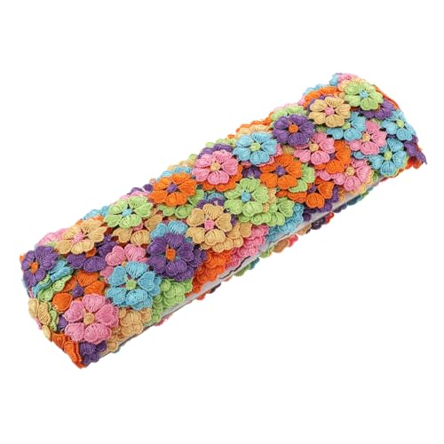 SEWACC Yards Bunte Bestickte Spitzenborte Seidenglanz Strapazierfähig DIY Geschenkband Verpackungsband Nähen Basteln Dekorationsband SEWACC Yards Bunte Bestickte Spitzenborte Seidenglanz Strapazierfähig DIY Geschenkband Verpackungsband Nähen Basteln Dekorationsband von SEWACC
