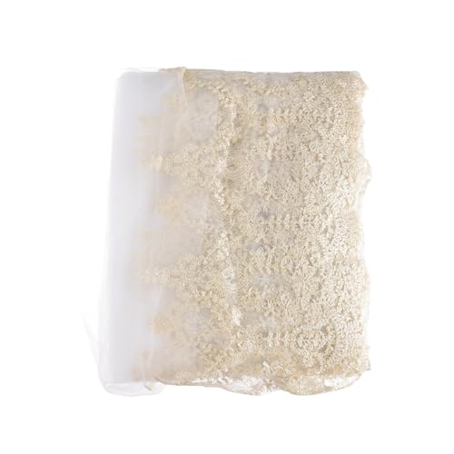 SEWACC Yards Goldene Spitzenbordüre Wasserlösliches Spitzenband für Kleidung Vorhänge Tischdecken DIY Dekorationen Festliche Litze SEWACC Yards Goldene Spitzenbordüre Wasserlösliches Spitzenband für Kleidung Vorhänge Tischdecken DIY Dekorationen Festliche Litze von SEWACC