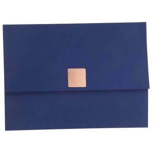 SEWACC Zertifikat Umschlag aus Dreifach Blaue Dekorative Schutzhülle für Urkunden und Auszeichnungen Hochwertige Dokumentenmappe für Diplome Langlebig und Elegant SEWACC Zertifikat Umschlag aus Dreifach Blaue Dekorative Schutzhülle für Urkunden und Auszeichnungen Hochwertige Dokumentenmappe für Diplome Langlebig und Elegant von SEWACC