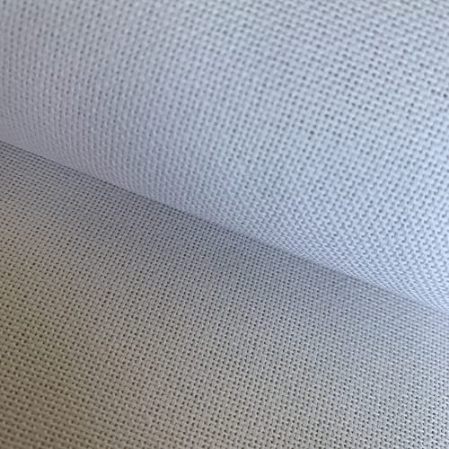 25 Count Evenweave Stickerei Stoff Kreuzstich Stoff, Weiß, 150 x 100cm von SEWCRANE