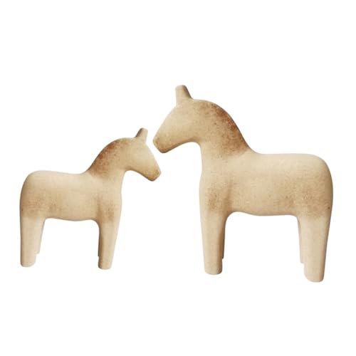 SEWOART 1 Paar Desktop-Ornament Farben malen DIY-Holzhandwerksverzierung living room decoration wohnzimmerdeko DIY Holztiere genschenkideen DIY Holzhandwerk DIY-Verzierung Tierornament von SEWOART