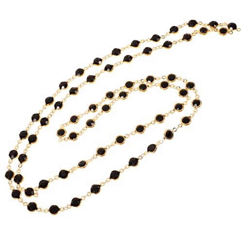 SEWOART 1 Rolle Halskette Machen Vorräte Aussagekette Herstellung Schmuck Diamant Zierlich Kette Für Halskette Ketten Für Halsketten Diy-kette Halskettenketten Für Anhänger Black Zirkon SEWOART 1 Rolle Halskette Machen Vorräte Aussagekette Herstellung Schmuck Diamant Zierlich Kette Für Halskette Ketten Für Halsketten Diy-kette Halskettenketten Für Anhänger Black Zirkon von SEWOART