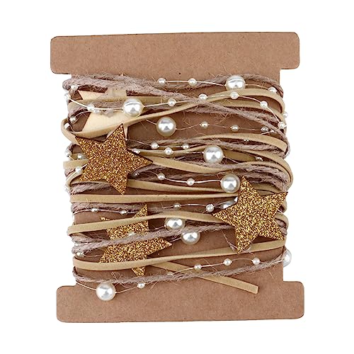 SEWOART 1 Rolle Weihnachtsschleifenband Dekorationsband für Weihnachten DIY Geschenkbänder und Verpackung für Weihnachtsbaum Hochzeiten und Partys von SEWOART
