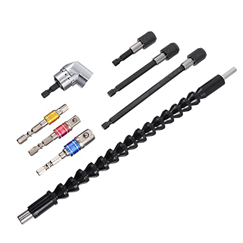 SEWOART 1 Satz Bohrer-kits Schraubenausdreher Schraubendreher-bit-schaft-kit Flexible Welle Bohren Verlängerungsset Für Handbohrmaschinen Black Rostfreier Stahl SEWOART 1 Satz Bohrer-kits Schraubenausdreher Schraubendreher-bit-schaft-kit Flexible Welle Bohren Verlängerungsset Für Handbohrmaschinen Black Rostfreier Stahl von SEWOART