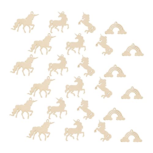 SEWOART 1 Satz Einhorn-chips Party Einhorn-gastgeschenke Drinnen Ornamente Malen Bastelset Sammelalbum Basteln Einhornausschnitt Einhorn-bastelarbeiten Holz Khaki SEWOART 1 Satz Einhorn-chips Party Einhorn-gastgeschenke Drinnen Ornamente Malen Bastelset Sammelalbum Basteln Einhornausschnitt Einhorn-bastelarbeiten Holz Khaki von SEWOART