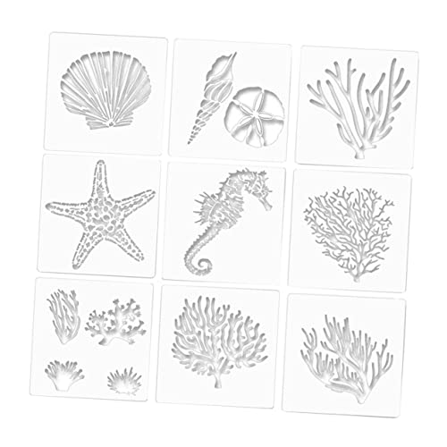 SEWOART 1 Satz Teiliges Hawaiian Ocean Series Schablonen für Transparentes für Diy Projekte Home Dekoration und Bastelarbeiten mit Glatten Kanten und Waschbarem Material SEWOART 1 Satz Teiliges Hawaiian Ocean Series Schablonen für Transparentes für Diy Projekte Home Dekoration und Bastelarbeiten mit Glatten Kanten und Waschbarem Material von SEWOART