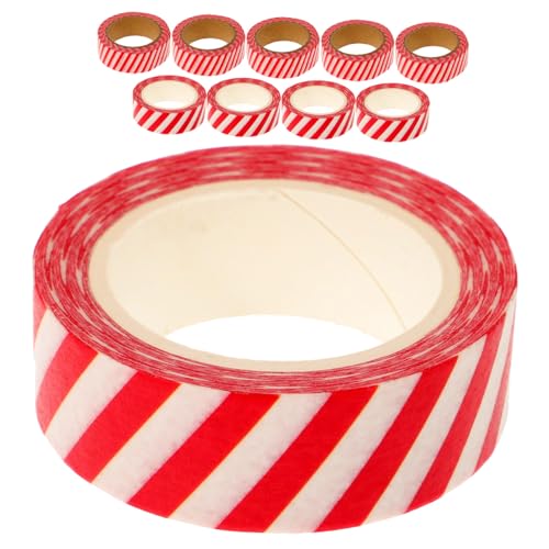 SEWOART 1 Satz Weihnachts Washi Tape Dekoratives Papier Klebeband Für Diy Bastelbedarf Geschenkverpackung Und Weihnachtsfeiern 10 Rollen von SEWOART