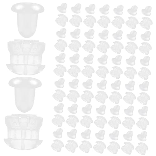 SEWOART 1 Schachtel Transparente Hautfreundliche Ohrstecker Verschlüsse Mittlere Teiliges mit Standard und Hamburger Ohrstoppern Leicht Langlebig zum Basteln und DIY Schmuck Zubehör SEWOART 1 Schachtel Transparente Hautfreundliche Ohrstecker Verschlüsse Mittlere Teiliges mit Standard und Hamburger Ohrstoppern Leicht Langlebig zum Basteln und DIY Schmuck Zubehör von SEWOART