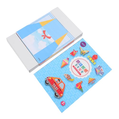 SEWOART 1 Set Tier Origami Quadratisches Faltpapier Lernspielzeug Origami Papier Früherziehungsspielzeug DIY Bastelpapier Lernspielzeug Papier Für Origami Projekt Für von SEWOART