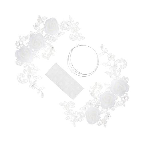 SEWOART 1 Stück Lace Flower Cake Decoration Eleganter Tortendekorations Topper für Hochzeit und Valentinstag Essbare für Cupcakes und Torten Romantische für Feiern SEWOART 1 Stück Lace Flower Cake Decoration Eleganter Tortendekorations Topper für Hochzeit und Valentinstag Essbare für Cupcakes und Torten Romantische für Feiern von SEWOART