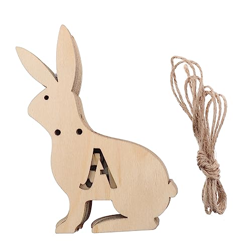 SEWOART 1 Stück Wandanhänger Osterhase Dekorationen Oh Kaninchen Ornamente erste natürlich Amme Osterhase hängende Verzierung Osteranhänger aus Holz Osterdekoration hölzern SEWOART 1 Stück Wandanhänger Osterhase Dekorationen Oh Kaninchen Ornamente erste natürlich Amme Osterhase hängende Verzierung Osteranhänger aus Holz Osterdekoration hölzern von SEWOART