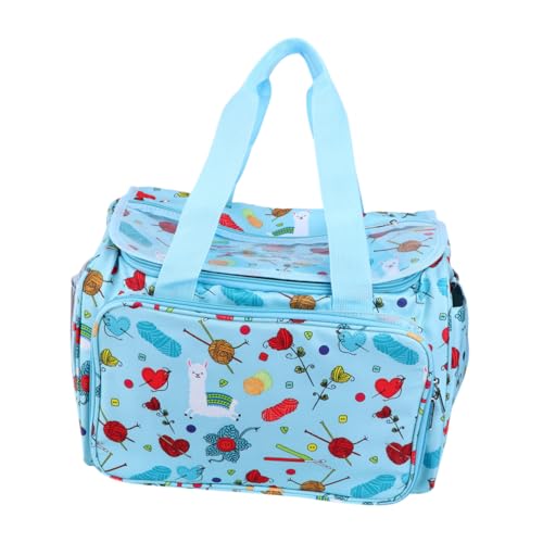 SEWOART 1 Stück Woll Aufbewahrungstasche Garn Häkeltasche Basteltasche Strickhalter Organizer Tragbare Tragetaschen Wollbehälter Oxford Stoff Handtasche Häkelnadeltasche Blau SEWOART 1 Stück Woll Aufbewahrungstasche Garn Häkeltasche Basteltasche Strickhalter Organizer Tragbare Tragetaschen Wollbehälter Oxford Stoff Handtasche Häkelnadeltasche Blau von SEWOART