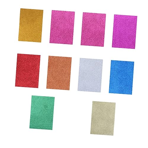 SEWOART 10 Blatt Glitzerpapier scrapbook scrapbbok glitter paper DIY Bastelmaterial Zubehör für die Kartenherstellung farbiges Papier Bastelpapier manuelles DIY-Material Papier für DIY SEWOART 10 Blatt Glitzerpapier scrapbook scrapbbok glitter paper DIY Bastelmaterial Zubehör für die Kartenherstellung farbiges Papier Bastelpapier manuelles DIY-Material Papier für DIY von SEWOART