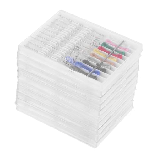 SEWOART 10 Boxen Teiliges Mini Nähset Kompakt Leicht mit Mehrfarbigen Garnen und Nadeln Tragbar für Schnelle Reparaturen Unterwegs Geeignet für Reisen Hotel Outdoor und Vielfältige SEWOART 10 Boxen Teiliges Mini Nähset Kompakt Leicht mit Mehrfarbigen Garnen und Nadeln Tragbar für Schnelle Reparaturen Unterwegs Geeignet für Reisen Hotel Outdoor und Vielfältige von SEWOART