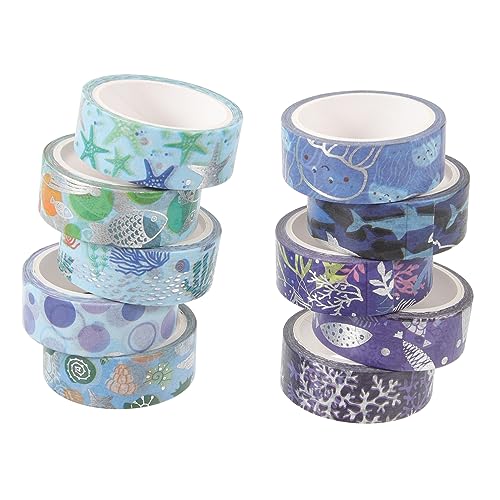 SEWOART 10 Rollen Scrapbook-diy-klebebänder Zeitschriftenaufkleber Sammelalbum Gemustert Journaling Ästhetisches Washi-tape Wickelbänder Vintage Washi Tapes Papier SEWOART 10 Rollen Scrapbook-diy-klebebänder Zeitschriftenaufkleber Sammelalbum Gemustert Journaling Ästhetisches Washi-tape Wickelbänder Vintage Washi Tapes Papier von SEWOART