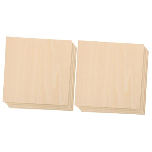 SEWOART 10 Stk Planke Marine-sperrholz Mini-board Sperrholzplatte 2x2 Holz Zeichen Grillbretter Aus Zedernholz Hartholz Auf Maß Geschnitten Holzbrett Basteln Hölzern Light Brown SEWOART 10 Stk Planke Marine-sperrholz Mini-board Sperrholzplatte 2x2 Holz Zeichen Grillbretter Aus Zedernholz Hartholz Auf Maß Geschnitten Holzbrett Basteln Hölzern Light Brown von SEWOART