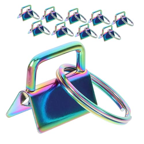SEWOART 10 Stück Bunte Schlüsselring Clips für DIY Projekte Schlüsselanhänger Zubehör Einfache Befestigung für Schlüsselbänder und Taschen Kreative Bastelideen SEWOART 10 Stück Bunte Schlüsselring Clips für DIY Projekte Schlüsselanhänger Zubehör Einfache Befestigung für Schlüsselbänder und Taschen Kreative Bastelideen von SEWOART