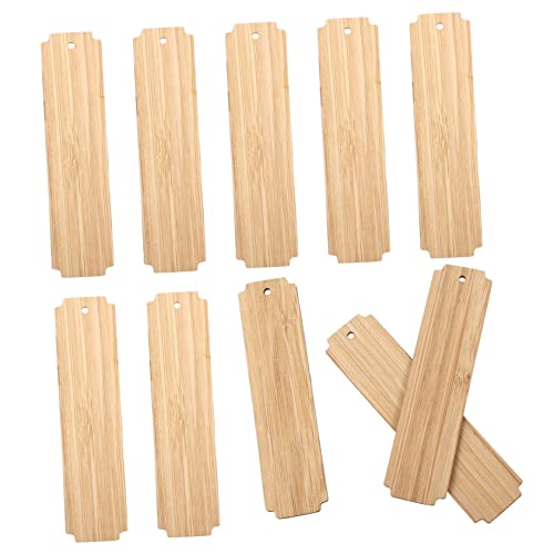 SEWOART 10 Stück Diy Holz Lesezeichen Unfertige Lesezeichen zum Gestalten für Bastelprojekte und Dekoration Blanko Tags für Karten und Kreative Arbeiten Mit Aufhängeloch für Einfache SEWOART 10 Stück Diy Holz Lesezeichen Unfertige Lesezeichen zum Gestalten für Bastelprojekte und Dekoration Blanko Tags für Karten und Kreative Arbeiten Mit Aufhängeloch für Einfache von SEWOART