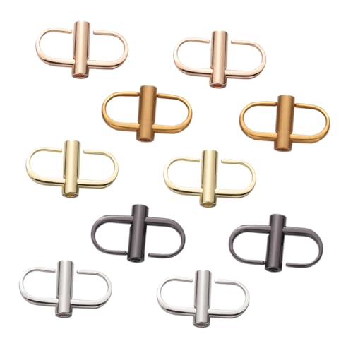 SEWOART 10 Stück Metallkettenschnallen Teiliges Verstellbare Gurtverkürzer für Handtaschen Kettenriemen Farben Robust Langlebig Vielseitig Einsetzbar Ersatzgurt Zubehör SEWOART 10 Stück Metallkettenschnallen Teiliges Verstellbare Gurtverkürzer für Handtaschen Kettenriemen Farben Robust Langlebig Vielseitig Einsetzbar Ersatzgurt Zubehör von SEWOART
