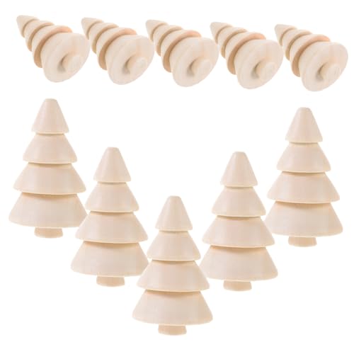SEWOART 10 Stück Teiliges Blanke Holz Weihnachtsbaum Dekorationen Unbemalt zum Bemalen DIY Basteln Kreativ Weihnachtsdeko Tisch Fenster Kamin Festliche Ornamente SEWOART 10 Stück Teiliges Blanke Holz Weihnachtsbaum Dekorationen Unbemalt zum Bemalen DIY Basteln Kreativ Weihnachtsdeko Tisch Fenster Kamin Festliche Ornamente von SEWOART