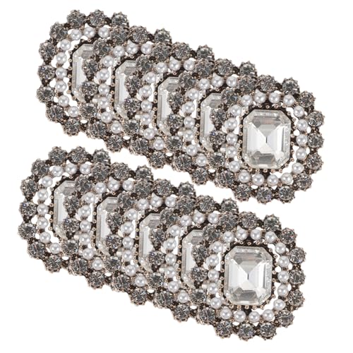 SEWOART 10 Stück Teiliges Flache Strass perlenknöpfe für DIY Schmuck Kleidung Basteln Glänzende Vintage Perlenverzierung Vielseitige Applikation für Textilien und Accessoires SEWOART 10 Stück Teiliges Flache Strass perlenknöpfe für DIY Schmuck Kleidung Basteln Glänzende Vintage Perlenverzierung Vielseitige Applikation für Textilien und Accessoires von SEWOART