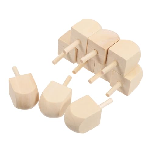 SEWOART 10 Stück Teiliges Holz Dreidel mit Blanker Oberfläche zum Bemalen Langlebige Chanukka Spielzeugkreisel für Gruppenaktivitäten DIY Kunstprojekte Fördert Feinmotorik und Kulturelles SEWOART 10 Stück Teiliges Holz Dreidel mit Blanker Oberfläche zum Bemalen Langlebige Chanukka Spielzeugkreisel für Gruppenaktivitäten DIY Kunstprojekte Fördert Feinmotorik und Kulturelles von SEWOART
