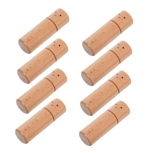 SEWOART 10 Stück Teiliges Holz-peg-puppen aus Naturbelassenem Buchenholz Unbemalte DIY Holzfiguren für Sicher Glatt für Malen Basteln Frühe Bildung und Raumdekoration von SEWOART