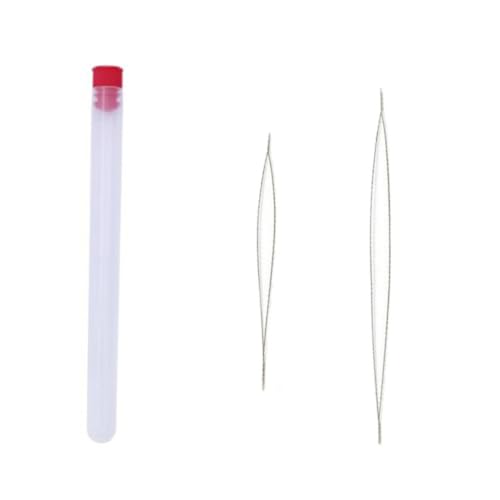 SEWOART 10 Stück Teiliges Perlennadel Set mit Großem Öhr Transparenter Aufbewahrungsflasche mit Deckel Langlebige Metallnadeln für DIY Schmuckherstellung Nähen und Basteln SEWOART 10 Stück Teiliges Perlennadel Set mit Großem Öhr Transparenter Aufbewahrungsflasche mit Deckel Langlebige Metallnadeln für DIY Schmuckherstellung Nähen und Basteln von SEWOART