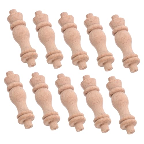 SEWOART 10 Stück Teiliges Unbehandelten Holzbalustern für Möbeldekoration und Diy Projekte Spindeln Buchenholz für Heimdekoration und Kreative Anwendungen SEWOART 10 Stück Teiliges Unbehandelten Holzbalustern für Möbeldekoration und Diy Projekte Spindeln Buchenholz für Heimdekoration und Kreative Anwendungen von SEWOART
