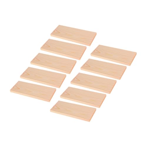 SEWOART 10 Stück Unbearbeitete Rechteckige Holzplatten Kiefer für DIY Projekte Bastelarbeiten und Schulprojekte Vielseitige Holzplatten für Kreative Anwendungen SEWOART 10 Stück Unbearbeitete Rechteckige Holzplatten Kiefer für DIY Projekte Bastelarbeiten und Schulprojekte Vielseitige Holzplatten für Kreative Anwendungen von SEWOART