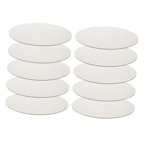 SEWOART 10 Stück Unlackierte Runde Holzscheiben für Diy Projekte für Malerei und Dekoration Glatte Oberfläche für Kreative Gestaltung für Home Decor und von SEWOART