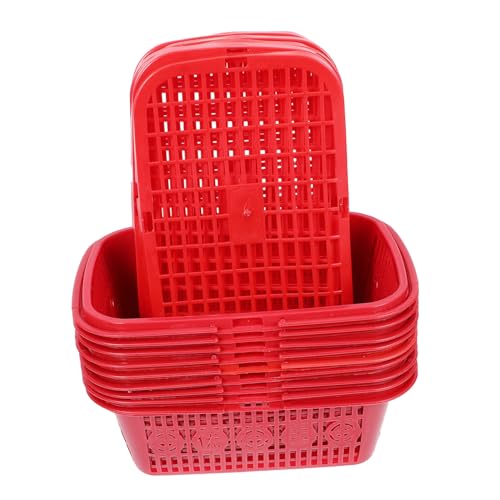 SEWOART 10 x belüfteter Produktkorb mit Deckel, tragbarer Beerenbehälter aus Kunststoff zum Pflücken von Obst und Gemüse für Erdbeeren, Heidelbeeren und bequemerer Griff für einfaches Tragen SEWOART 10 x belüfteter Produktkorb mit Deckel, tragbarer Beerenbehälter aus Kunststoff zum Pflücken von Obst und Gemüse für Erdbeeren, Heidelbeeren und bequemerer Griff für einfaches Tragen von SEWOART