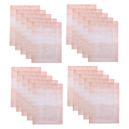 SEWOART 100 Blatt Vintage Briefpapier Retro Briefpapier mit Antikem Design Doppelseitiger Druck für Diy Scrapbooking und Kreative Schreibprojekte SEWOART 100 Blatt Vintage Briefpapier Retro Briefpapier mit Antikem Design Doppelseitiger Druck für Diy Scrapbooking und Kreative Schreibprojekte von SEWOART