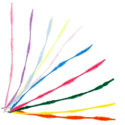 SEWOART 100 Stück Chenille Stäbe für DIY Bastelprojekte Flexible Bunte Pfeifenreiniger für Kreative Handarbeiten für Schule und Kindergarten SEWOART 100 Stück Chenille Stäbe für DIY Bastelprojekte Flexible Bunte Pfeifenreiniger für Kreative Handarbeiten für Schule und Kindergarten von SEWOART