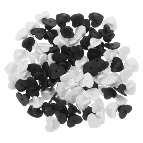 SEWOART 100 Stück Herzförmige Pin Backings Langlebigem Kunststoff für Broschen Anstecknadeln und Diy Projekte Vielseitig Einsetzbar für Kleidung und Accessoires SEWOART 100 Stück Herzförmige Pin Backings Langlebigem Kunststoff für Broschen Anstecknadeln und Diy Projekte Vielseitig Einsetzbar für Kleidung und Accessoires von SEWOART