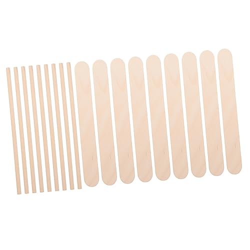SEWOART 100 Stück Holzstock Klebt Masse Am Stiel, Jumbo Kleinkinder Zylindrisch Eisstiele Zum Basteln Bastelstöcke Jumbo Pop Groß Lolly-sticks Stöcke Für Essen X Light Brown Hölzern SEWOART 100 Stück Holzstock Klebt Masse Am Stiel, Jumbo Kleinkinder Zylindrisch Eisstiele Zum Basteln Bastelstöcke Jumbo Pop Groß Lolly-sticks Stöcke Für Essen X Light Brown Hölzern von SEWOART
