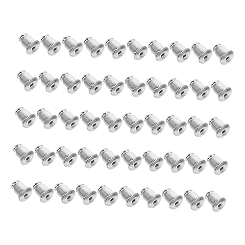SEWOART 100 Stück Kupfer Ohrstecker Verschlüsse DIY Ohrstecker Stopper Ohrring Zubehör für Schmuckherstellung Einfach zu Befestigen Stabiler Halt Geeignet für Bastler und Profis SEWOART 100 Stück Kupfer Ohrstecker Verschlüsse DIY Ohrstecker Stopper Ohrring Zubehör für Schmuckherstellung Einfach zu Befestigen Stabiler Halt Geeignet für Bastler und Profis von SEWOART