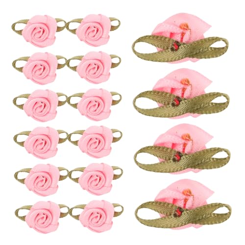 SEWOART 100 Stück Miniatur Polyester Ribbon Rosen mit Blättern Leichte Handgefertigte Schleifen Langlebige Dekoration für DIY Bastelprojekte Haaraccessoires Kleidung und Partyornamente SEWOART 100 Stück Miniatur Polyester Ribbon Rosen mit Blättern Leichte Handgefertigte Schleifen Langlebige Dekoration für DIY Bastelprojekte Haaraccessoires Kleidung und Partyornamente von SEWOART