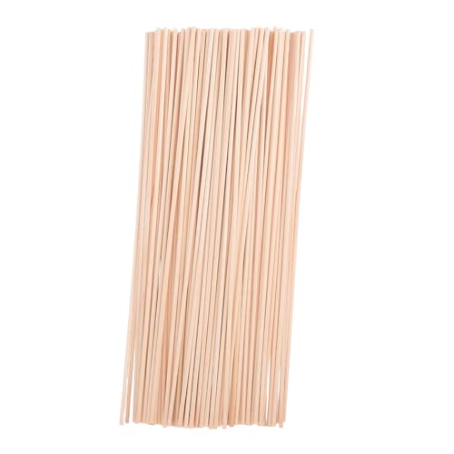 SEWOART 100 Stück Natürliche Holzdübelstäbe Unbehandelte Rundstäbe zum Basteln Diy Kinderhandwerk Holzstäbe für Kreative Projekte Umweltfreundlich und Sicher von SEWOART