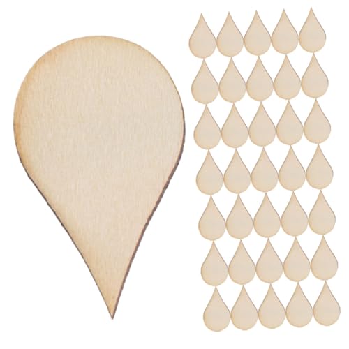 SEWOART 100 Stück Natürliche Unbehandelte Holzscheiben in Tropfenform Umweltfreundliche DIY Holzplättchen für Basteln Heimdekoration Schmuckherstellung Vielseitig und Reichhaltig SEWOART 100 Stück Natürliche Unbehandelte Holzscheiben in Tropfenform Umweltfreundliche DIY Holzplättchen für Basteln Heimdekoration Schmuckherstellung Vielseitig und Reichhaltig von SEWOART