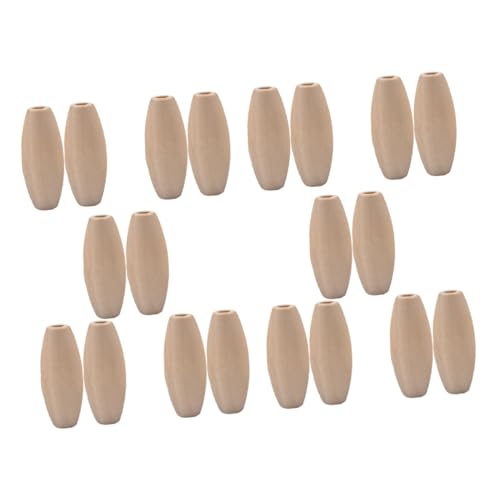SEWOART 100 Stück Ovale Holzperlen Natürliche DIY Spacer Charms Lose Holzperlen zum Auffädeln Glatte Oberfläche Vielseitig für Schmuckherstellung und Dekoration Geeignet SEWOART 100 Stück Ovale Holzperlen Natürliche DIY Spacer Charms Lose Holzperlen zum Auffädeln Glatte Oberfläche Vielseitig für Schmuckherstellung und Dekoration Geeignet von SEWOART