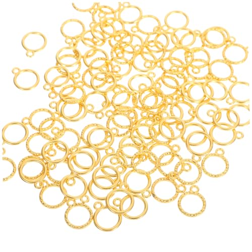 SEWOART 100 Stück Runde Offene Metallfassung Anhänger Hohler Rahmen aus Langlebiger Zinklegierung für DIY Epoxidharz Schmuckherstellung für Halsketten Armbänder Ohrringe Bastelprojekte von SEWOART